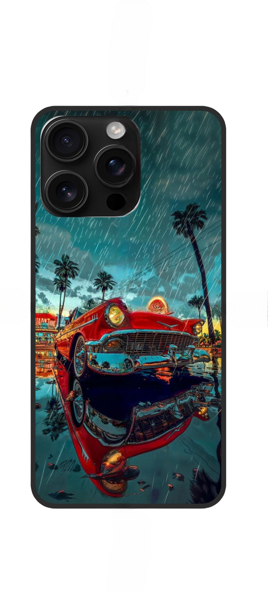 Classic Red Car Printed Snap Case For Iphone 7 Plus / 8 Plus - POD