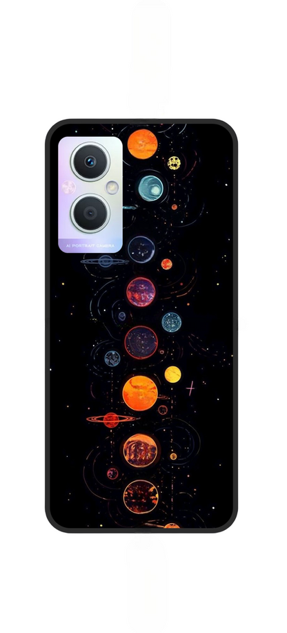 Space Planet Printed Snap Case For Oppo Reno 10 / Reno 10 Plus - POD