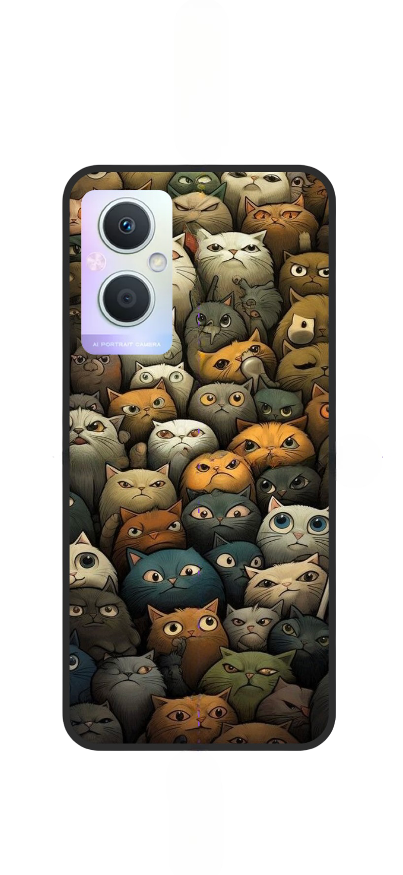 Angry Cats Printed Snap Case For Oppo Reno 10 Pro - POD