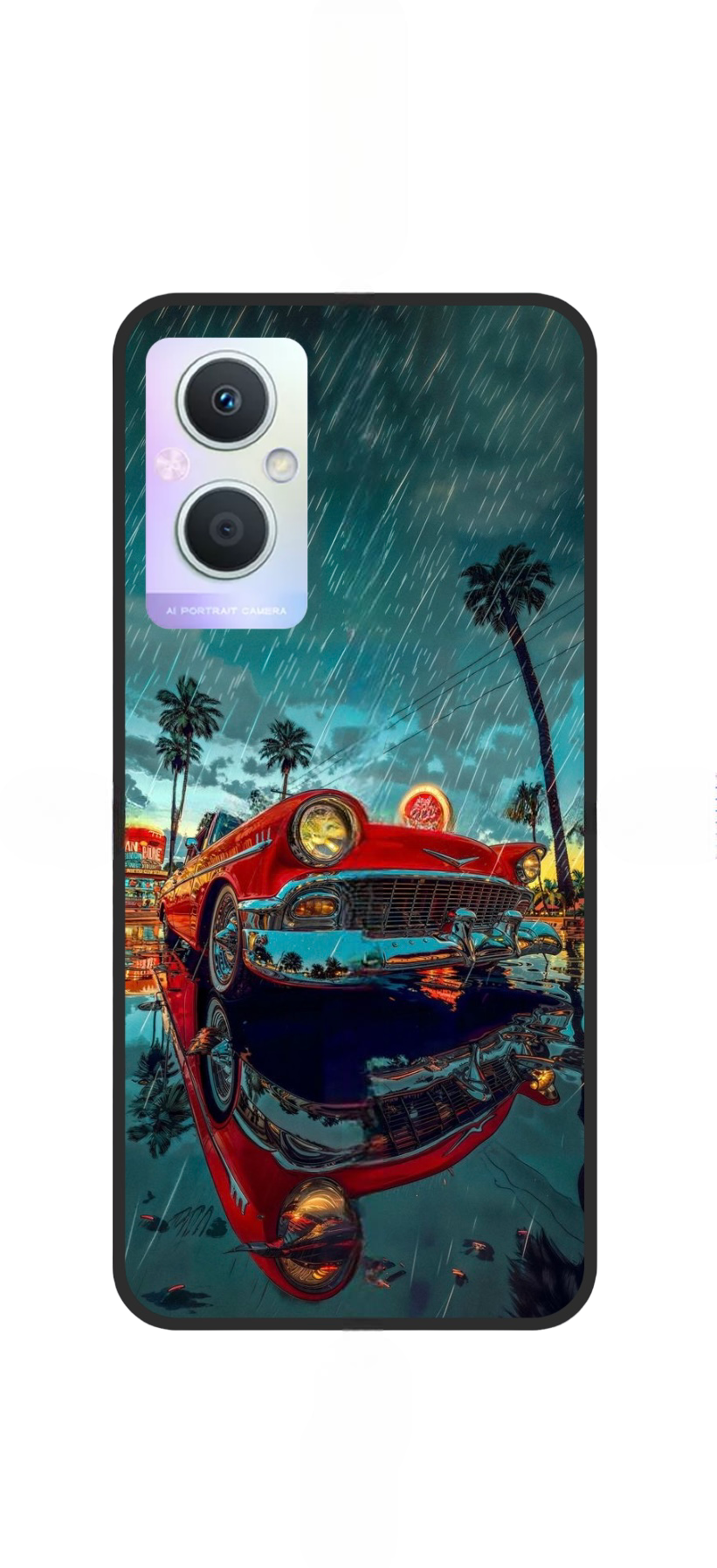 Classic Red Car Printed Snap Case For Oppo Reno 10 Pro - POD