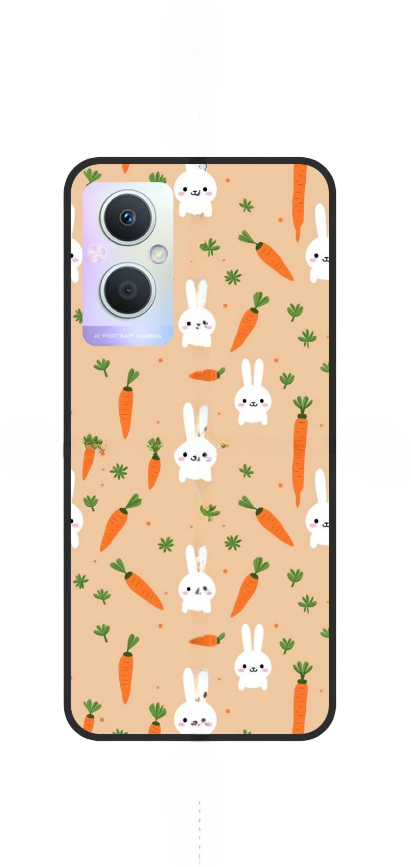 Bunny & Carrot Printed Snap Case For Oppo Reno 12 (5G) - POD
