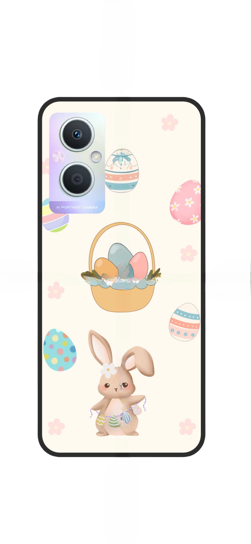 Bunny & Egg Printed Snap Case For Samsung Galaxy A05S (4G) - POD