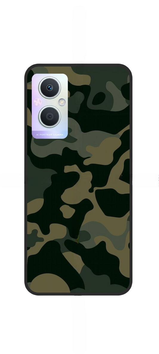 Cameo Green Printed Snap Case For Samsung Galaxy A06 (4G) - POD