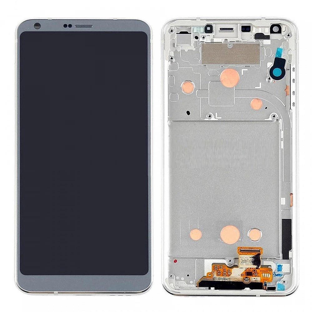 Replacement Lcd Screen With Frame For Lg G6 Silver