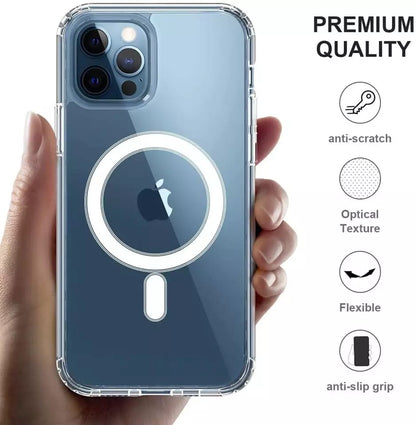 Compatible Clear Case With Magsafe For iPhone 12 Mini 5.4".