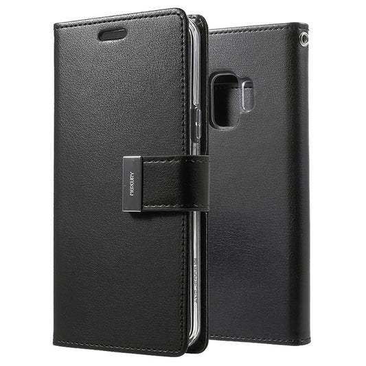 Mercury Rich Diary Wallet Case For Samsung Galaxy A05 Black