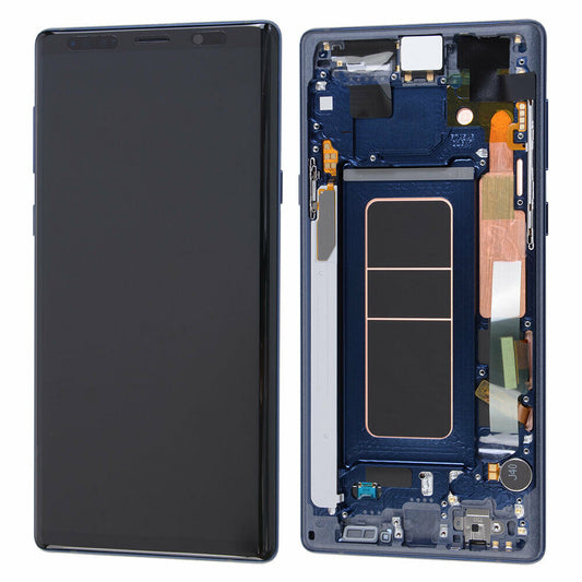 Replacement Lcd Screen Frame for Samsung Galaxy Note 9 Dark Blue OEM