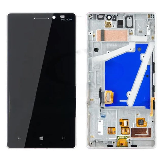 Replacement LCD screen With Frame for Nokia Lumia 930 Silver