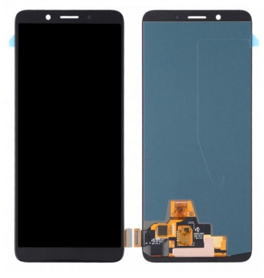 Replacement Lcd Screen With Frame For Oppo R11s Black