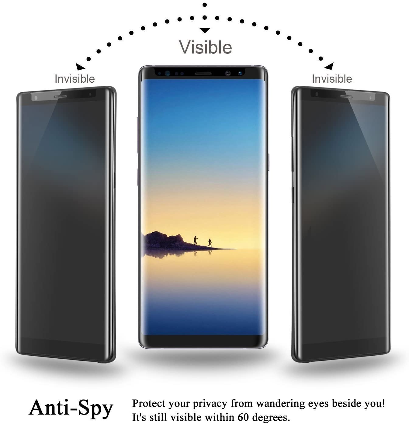 Anti Spy Privacy Tempered Glass For Samsung Galaxy S25