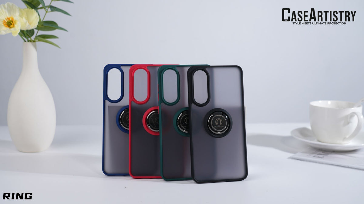 Case Artistry Tough Armor Ring Case For OPPO A6X 5G