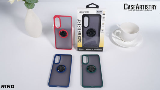 Case Artistry Tough Armor Ring Case For OPPO A6X 5G