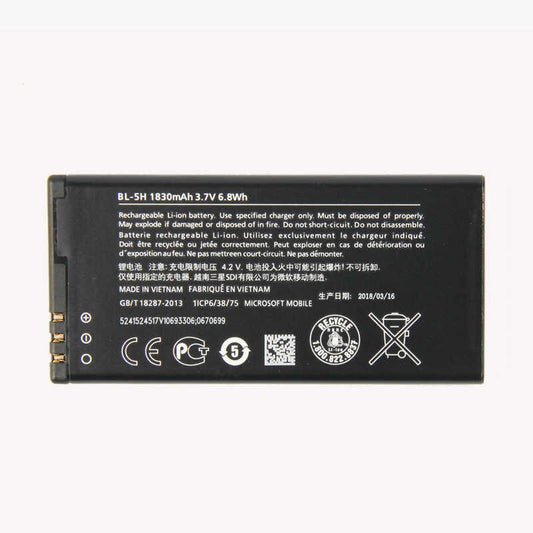 Replacement Battery For Nokia Lumia 635 630 BL-5H 1830mah