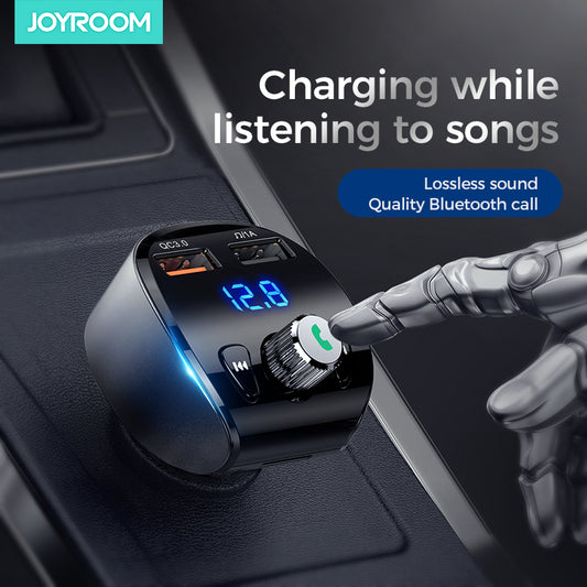 JOYROOM JR-CL02 Bluetooth 5.0 Car Phone Charger Handsfree Adapter