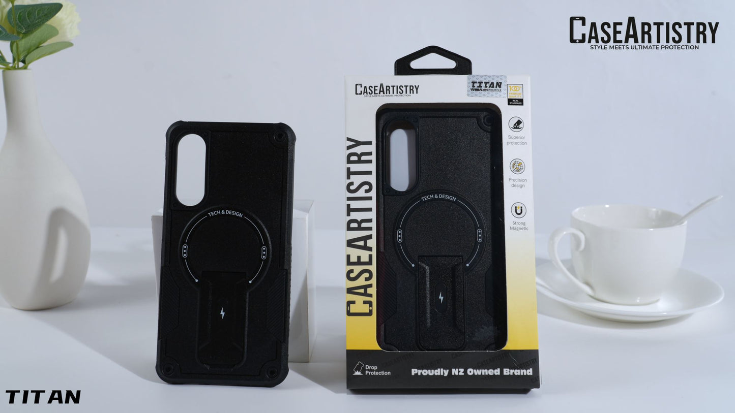 Case Artistry Tough Armor Titan Case For Samsung Galaxy S25 Edge Black