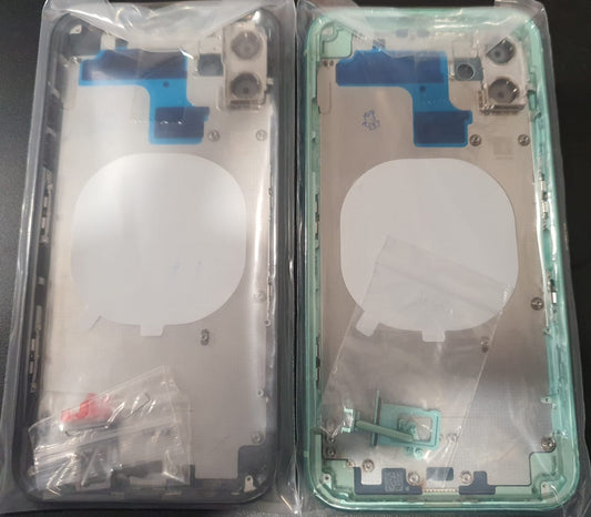 Compatible Middle Frame Back Housing With Glass For iPhone 11 Green