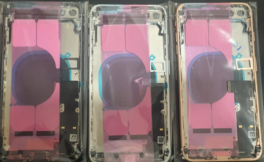 Compatible Back Housing For iPhone 8 Plus 5.5" Black With Small Parts