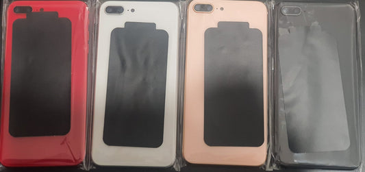Compatible Back Housing For iPhone 8 Plus 5.5" Silver With Small Parts