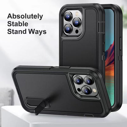 Adventure Rugged Back Case For iPhone 16 Pro Black