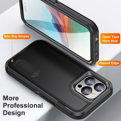 Adventure Rugged Back Case For iPhone 16 Pro Black