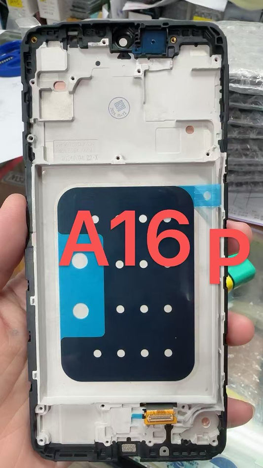 Replacement Lcd Screen With Frame Samsung Galaxy A16 5G Black A166P OLED