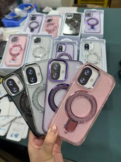 Glitter Ring Case For Samsung Galaxy S25 Plus