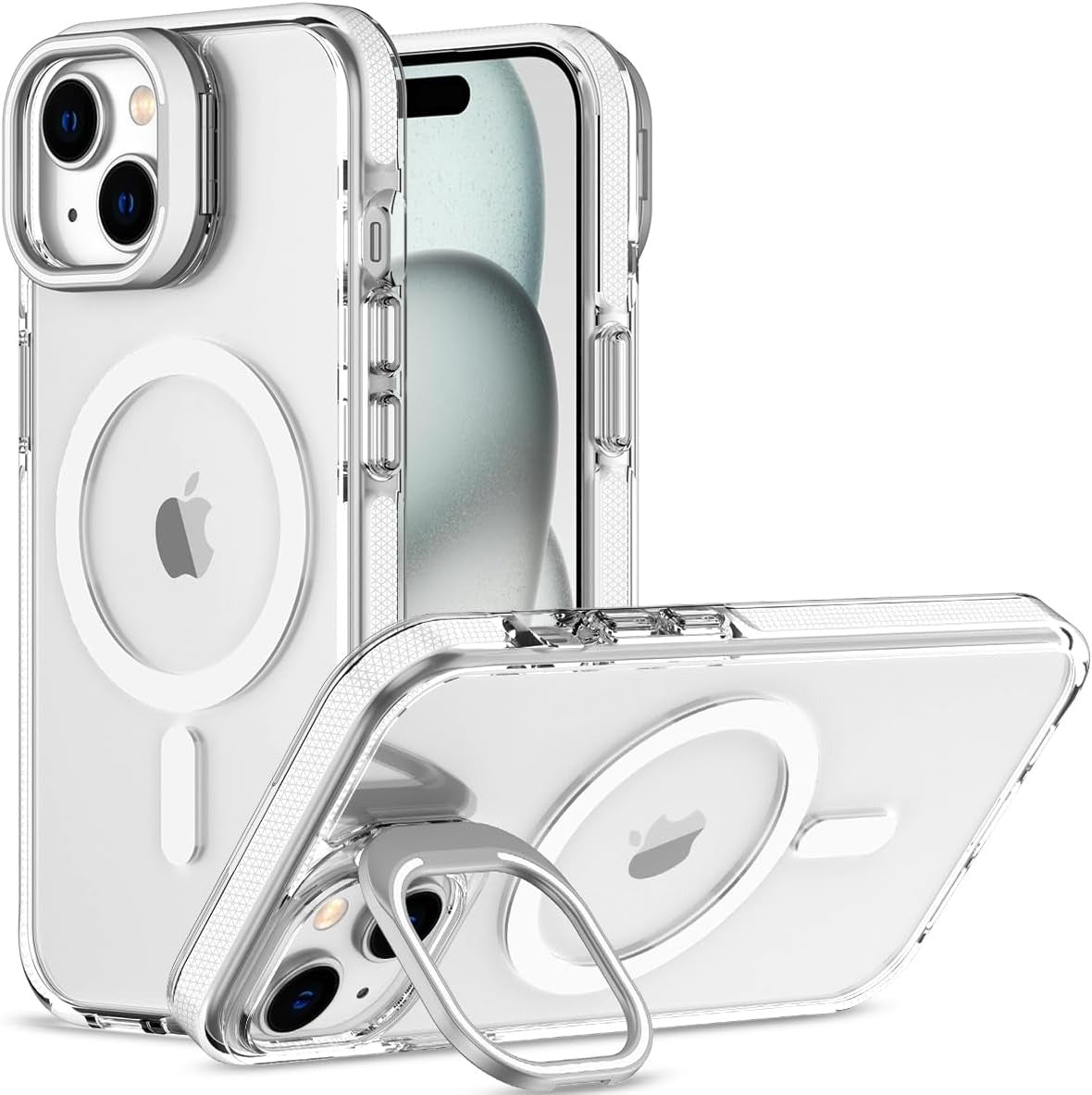 Camera Ring Magsafe Back Case For iPhone 16 Pro Max Clear