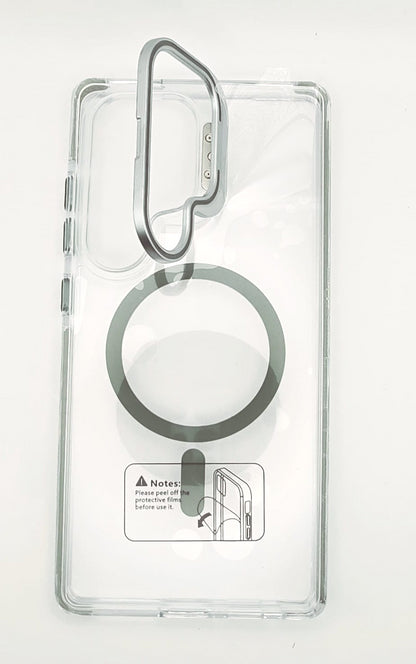 Case Artistry Magsafe Cam Ring Rhino Case For Samsung Galaxy S25 Ultra Clear