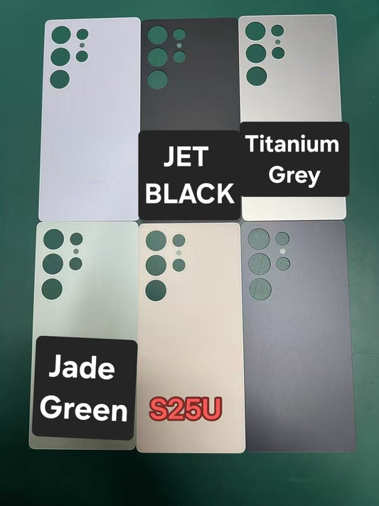 Replacement Back Glass For Samsung Galaxy S25 Ultra Titanium Grey