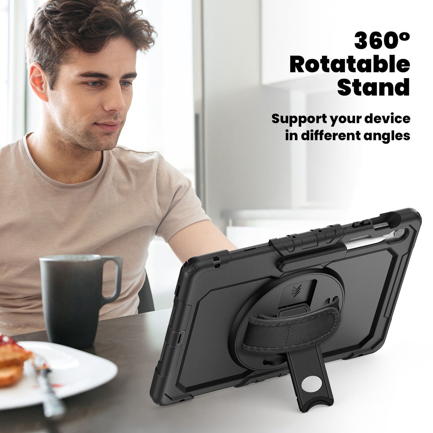 Shockproof Rugged Case For Samsung Tab S8 Ultra / S9 Ultra / S10 Ultra