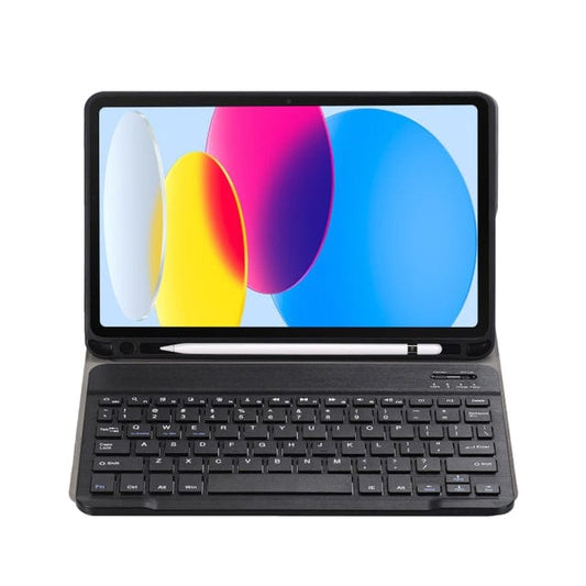 Detachable Bluetooth Keyboard Case With Pencil Holder For iPad Air 4 / Air 5 / Air 6 Black