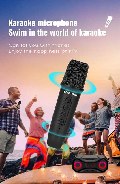 Soonbox Colorful Outdoor Bluetooth Speaker with Microphones 120W