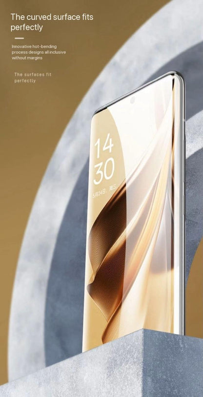5D Full Cover 9H Tempered Glass For Oppo Reno 12 Pro