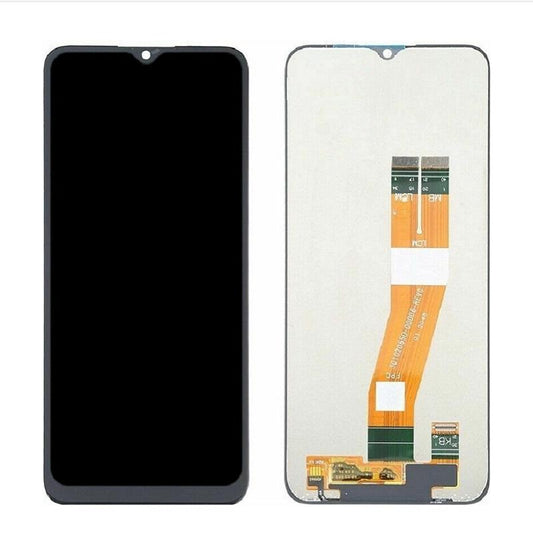 Replacement Lcd Screen Assembly for Samsung Galaxy A02S Black - Black Flex