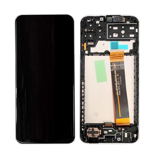 Replacement Lcd Screen With Frame for Samsung Galaxy A13 4G A135F Black