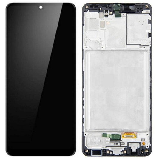 Replacement Lcd Screen Assembly With Frame for Samsung Galaxy A31 Black OEM