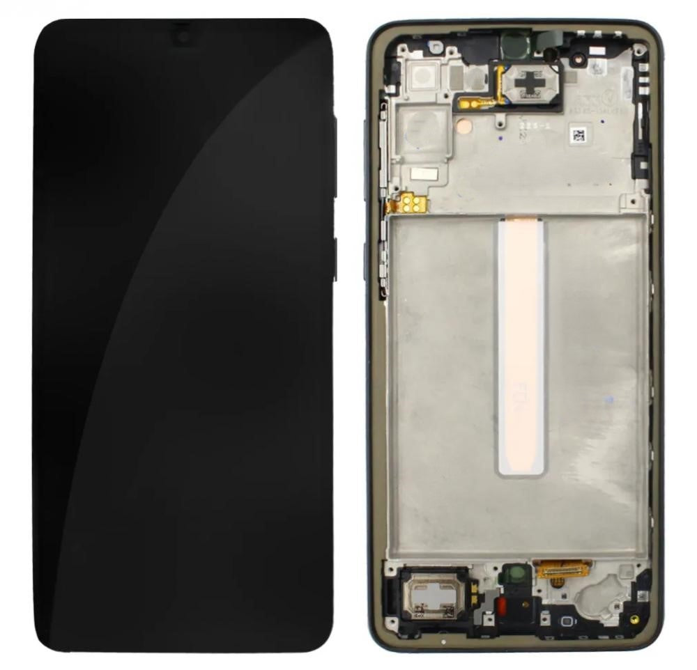 Replacement Lcd Screen Assembly With Frame for Samsung Galaxy A33 5G Black OEM