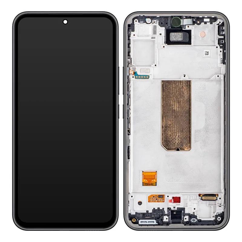 Replacement Lcd Screen With Frame for Samsung Galaxy A54 5G Black OEM