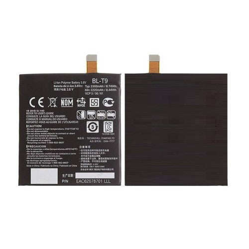 Replacement battery for Google Nexus 5 D820 D821