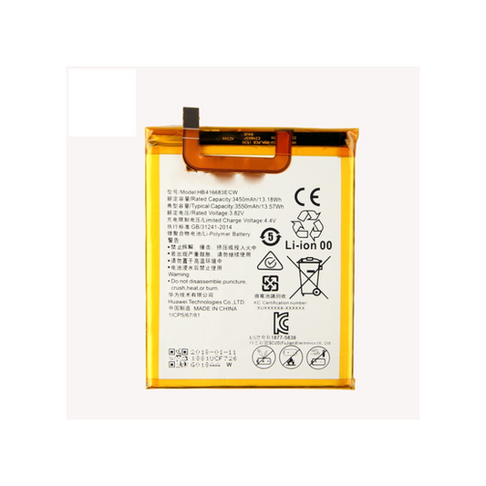 Replacement battery for Huawei Google Nexus 6P HB416683ECW