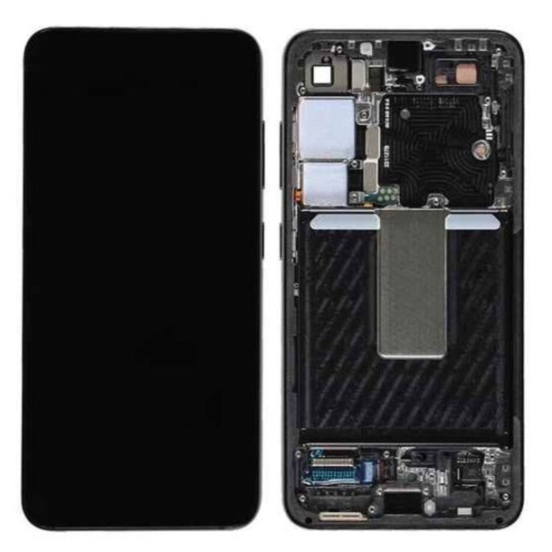 Replacement Lcd Screen with Frame Samsung Galaxy S24 Black OEM