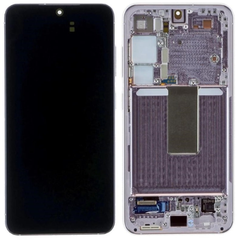 Replacement Lcd Screen with Frame Samsung Galaxy S23 Lavender OEM