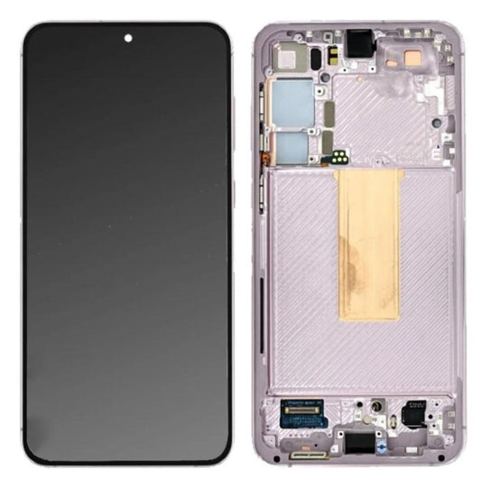 Replacement Lcd Screen with Frame Samsung Galaxy S23 Plus Lavender OEM