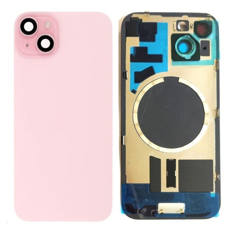 Replacement Back Glass With Bracket & Magnets Iphone 15 6.1" Pink