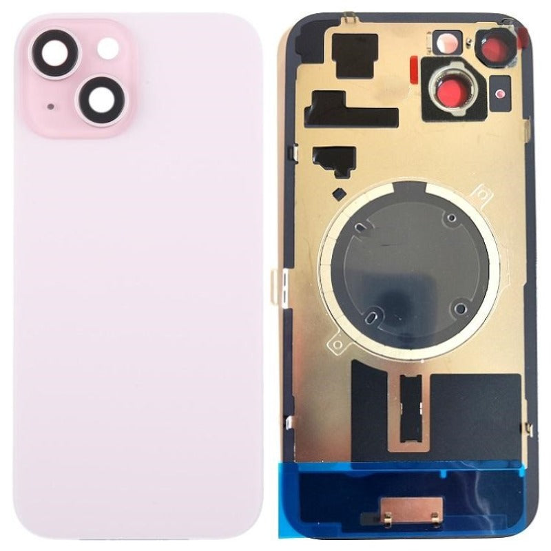 Replacement Back Glass With Bracket & Magnets Iphone 15 Plus Pink