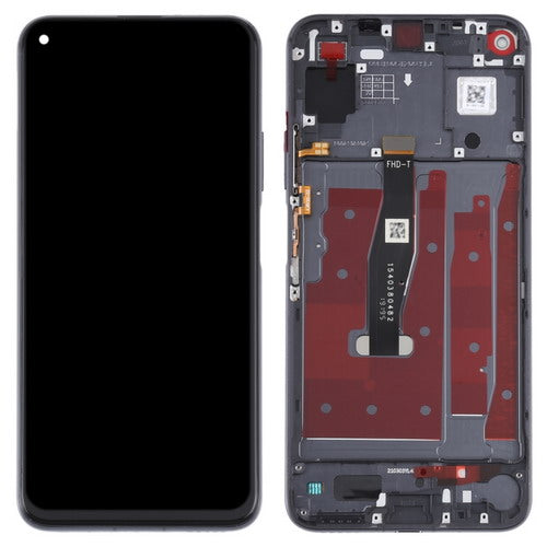 Replacement Lcd Screen Assembly With Frame Huawei Nova 5T Black