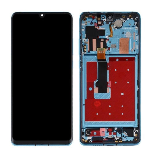 Replacement Lcd Screen Assembly With Frame Huawei P30 Pro Blue