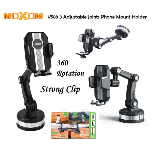 MoXom 3 Adjustable Joints Phone Mount Car Holder MX-VS88