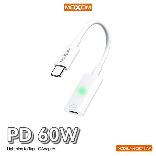 MOXOM MX-CB243 PD 60W Type-C to Phone Adapter