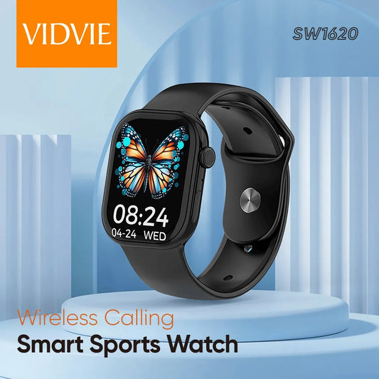 VIDVIE Wireless Calling Sports Smart Watch SW1620 Black